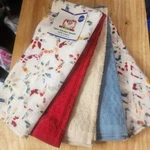 The Crazy Cook Set Of Colorful 15 X 25" 100% Cotton Kitchen Towels. Fixed Price $24.99.
