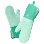 Ultrashield Silicone Oven Mitts Heat Resistant Non-slip Surface Durable Safe. Fixed Price $39.01.