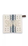 Mud Pie Pot Holder "share Blue Grain Sack New Farm Rustic Country. Fixed Price $6.50.