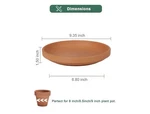 9 Inch Terracotta Plant Saucer 4 Pack Round Clay Tray Indoor Outdoor Pots. Fixed Price $25.00.