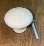 Nos Vtg Amerock BP-725-OM Oatmeal 5/16 Inch Ceramic Cabinet Knob Pull. Fixed Price $8.00.