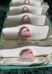 Ceramic Card Kristin Bowen Dry Erase Placetile Design Set Of 6. Fixed Price $19.00.