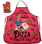 Don't Worry Ordered Pizza Just Case Funny Cooking Humor Graphic Novelty. Fixed Price $5.00.