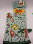 Blue Q Shitstorm Oven Mitt 100 Cotton Super Insulated Green Floral Kitchen Use. Fixed Price $17.49.