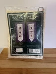 Nip Heritage Lace Ecru Wall Hanging W/3 Photos W/wood Wire Hanger 12"X38". Fixed Price $15.00.