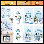 6 Pcs Winter Kitchen - Snowman Hand Towels, 18X28", Holiday Home Decor. Fixed Price $25.19.