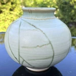 Serene Mcm Kate Mellor Art Pottery Ball Vase Organic Design. Fixed Price $87.95.