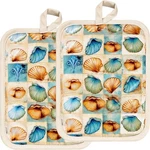 Pot Holders Heat Resistant 480 Non Slip Clear Silicone Printed. Fixed Price $9.09.
