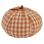 Park Designs Great Check Pumpkin, Orange & Cream (8649-990). Fixed Price $43.00.
