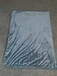 Nap By Brookstone Silver/gray Blanket Satin Trim Edge 70X48. Fixed Price $70.00.