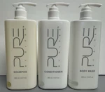 3 Pack Pure By Gloss Shampoo Conditioner Body Wash Lemon Infusion 9.6OZ Set. Fixed Price $42.00.