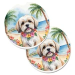 Carolines Treasures DAC6469CARC 2.5 X In. Lhasa Apso Luau Cup Holder .... Fixed Price $21.06.