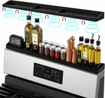 30IN Magnetic Stove Top Shelf Silicone Spice Rack Heat Resistant Kitchen. Fixed Price $20.99.
