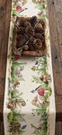 Michel Design Works Moss & Oak Table Runner Woodland Mushroom Flora Fauna. Fixed Price $25.00.