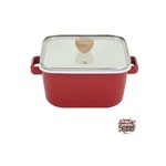 New Passion Enamel Induction Cooktop Compatible Deep Square Pot 20CM With. Fixed Price $68.53.