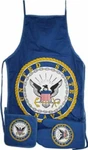 Navy Flag Bbq & Kitchen Set W/ Apron Oven Mitt Pot Holder New U.s. United States. Fixed Price $27.76.