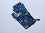 Blue Star Wars Oven Mitt Kitchen Chef Gift Bbq Grilling Handmade. Fixed Price $19.99.