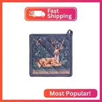 Maison D' Hermine 100% Cotton Heat Resistant 8" X Hot. Fixed Price $19.68.