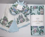 Lenox Spice Village 2 Drying Mats 3 Kitchen Towels Mini Oven Mitt 7PC.SET Nwt. Fixed Price $74.99.