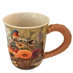 Wild Wings Summer Bouquet Sculpted Mug By Rosemary Millette Cup Birds Memories. Fixed Price $29.00.
