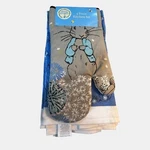 Peter Rabbit 3 Pc Kitchen Set Beatrix Potter 2 Towels & Holder Bunny Cottage. Fixed Price $25.00.
