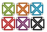 Utility Foldable Silicone Trivets Expandable/collapsible Suqare Set Of. Fixed Price $29.42.