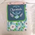Three Piece Kitchen, Apron, Oven Mitt, Pot Holder. Fixed Price $12.00.