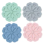 Set 4 Silicone Trivet Mat - Hot Pot Holder Pads For Table Assort Colors. Fixed Price $17.37.