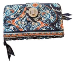 Vera Bradley Marrakesh Fancy Clasp Zip Around Bi-fold Wallet Id Holder. Fixed Price $15.00.