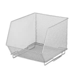 Ybmhome Mesh Stacking Silver (sold As Bin) Storage (medium 8.5 X 10 8). Fixed Price $20.99.