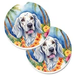 Carolines Treasures DAC6429CARC 2.5 X In. English Setter Luau Cup Holder .... Fixed Price $21.06.