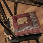 Millsboro Burgundy 14 In Chair Pad, Set Of Vhc Brands. Fixed Price $69.95.