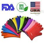 Silicone Bbq Heat Resistant Gloves Oven Grill Pot Holder Kitchen Cooking Mitts. Fixed Price $11.98.