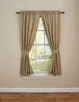 Park Chester Stripe Panel Pair Cream 72 X 63 Inches Unlined Farmhouse Country. Fixed Price $34.99.