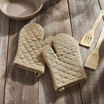 Burlap Natural Oven Mitt Set Of 2 Vhc Brands. Fixed Price $18.95.