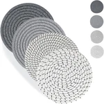 7 Inches Trivets For Hot Dishes, Pots And Pans, 4PCS Thick Heat Resistant. Fixed Price $11.02.