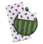 Watermelon Kitchen Hand Towel & Potholder Gift Set. Fixed Price $19.95.