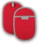 Kitchenaid Asteroid Pot Holder 2-PACK Set, Fire Red, 6.5"X10",. Fixed Price $24.53.
