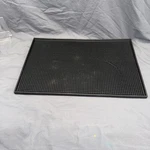Winco BM-1812K Bar Service Mat Black Rubber 18" X 12" Nsf Commercial New. Fixed Price $15.00.