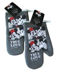 Of Disney Mickey & Minnie Mouse True Love Since 1928 Oven Mitts. Fixed Price $10.99.