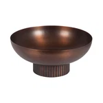 Kate & Laurel Rooks Ribbed Metal Bowl 12" Bronze, Fruit/key Catchall. Fixed Price $94.49.