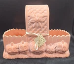 Halloween Pumpkin Woven Basket Vtg Pottery Judd-miller & Co.. Fixed Price $48.99.