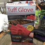 Tuff Glove, Hot Surface Protector Gloves-red, 2 Pc New Open Box. Fixed Price $15.99.