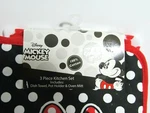 New Disney Minnie Mouse 3 Piece Kitchen Towel Oven Mitt Potholder Set Polka Dots. Fixed Price $18.45.