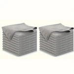Microfiber Kitchen Towels Set 5/10/20PCS Soft Absorbent Cleaning Cloth Gray. Fixed Price $19.99.