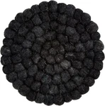 Mud Pie Felted Round Trivet, 8" Dia, Black. Fixed Price $38.50.