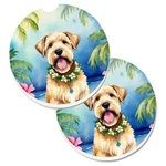 Carolines Treasures DAC6536CARC 2.5 X In. Wheaten Terrier Luau Cup Holder.... Fixed Price $21.06.