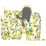 Lemons Oven Mitts And Pot Holders 4 Pcs Set Silicone Fruits White Flowe.... Fixed Price $35.76.