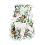 Michel Design Works Cotton Kitchen Double Oven Glove White Spruce - New. Fixed Price $22.50.