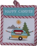 New Kay Dee Designs Retro Happy Camper Kitchen Pocket Mitt, 8" X 10". Fixed Price $9.99.